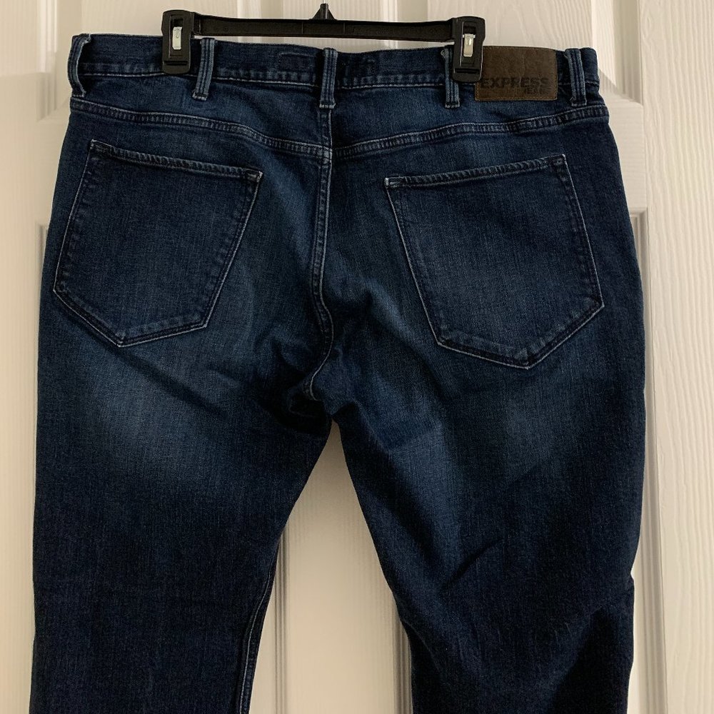 Express Men's ROCCO Slim Fit Jeans, Size 38x32 - Picture 8 of 14